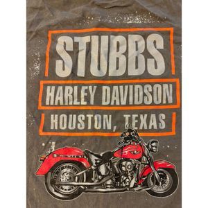 Men's Harley Davidson T Shirt Stubbs Houston, TX - Sz 2XL